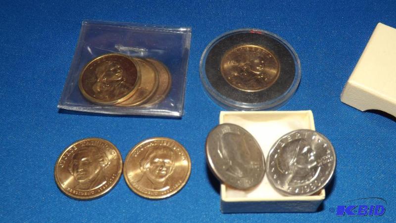 lot 179 image: 2000 P,D,S Sacagawea Dollar Coin Presidential...