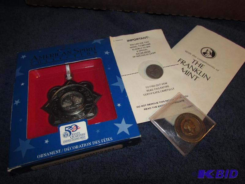 lot 200 image: American Spirit Collection Ornament with Stat...