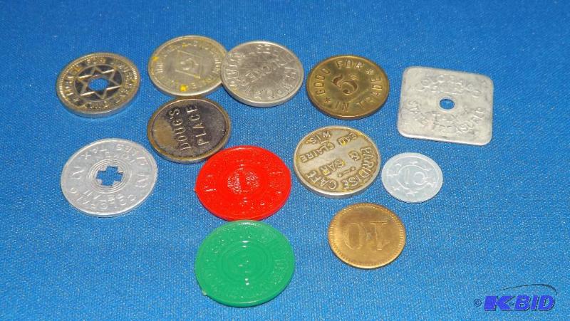 lot 208 image: Mixed Lot of Tokens...