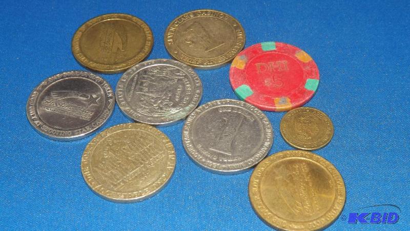 lot 213 image: Casino Tokens...