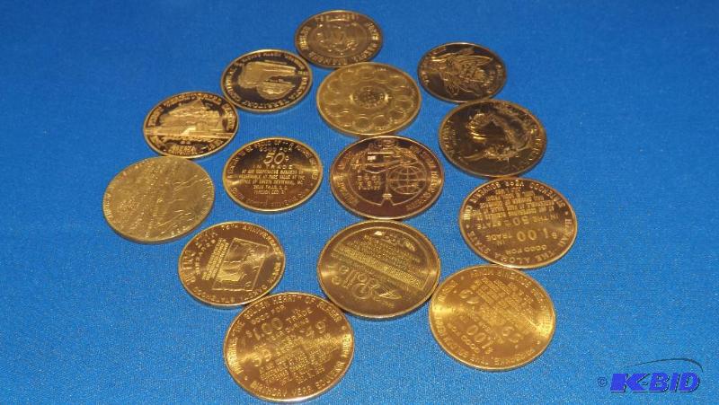 lot 215 image: Lot of Various State Trade Tokens...