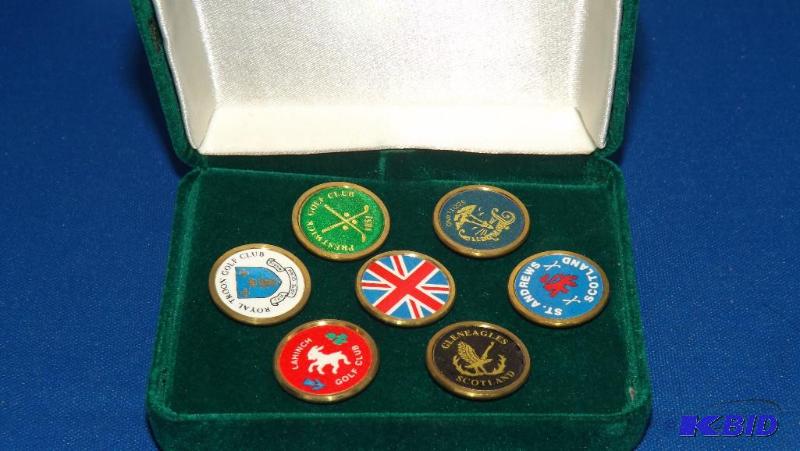 lot 219 image: Specialty Lot of Golf Course Pins, Scotland a...
