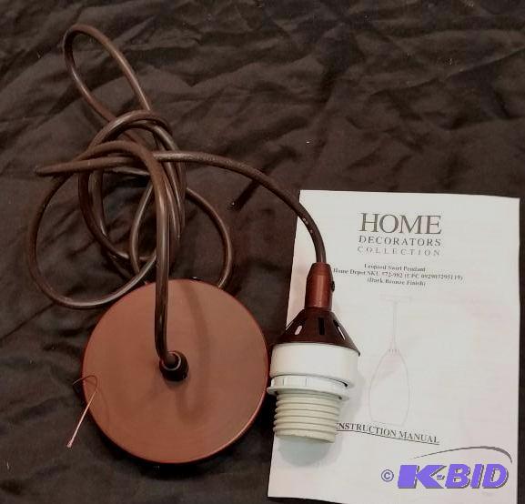 lot 11 image: Home Hanging Ceiling Lamp, Customer returned with different Shade