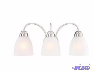 lot 13 image: CE 3 Lamp Vanity Fixture Customer Return.  Inspected All there