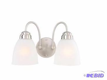 lot 14 image: CE 2 Lamp Vanity Fixture New in Box Damaged Box
