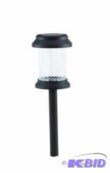lot 20 image: Hampton Bay Solar Black LED Pathway Light (6-Pack) Only 4 available.