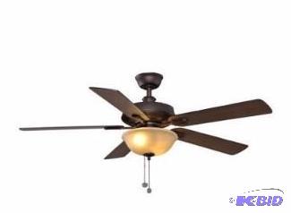 lot 32 image: Hampton Bay 52 Ceiling fan Larson New in Box, All there.
