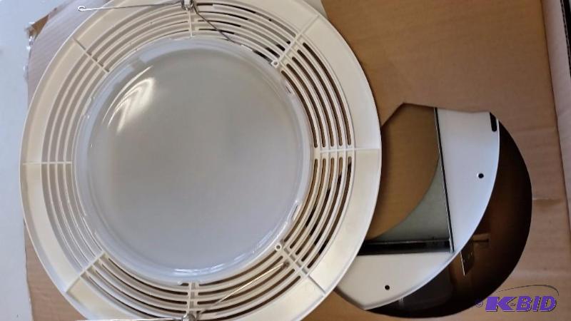lot 56 image: Nutone Vent fan wlight, minor damage, customer return