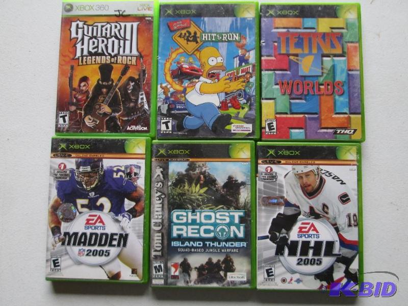 Lot of X-Box games...