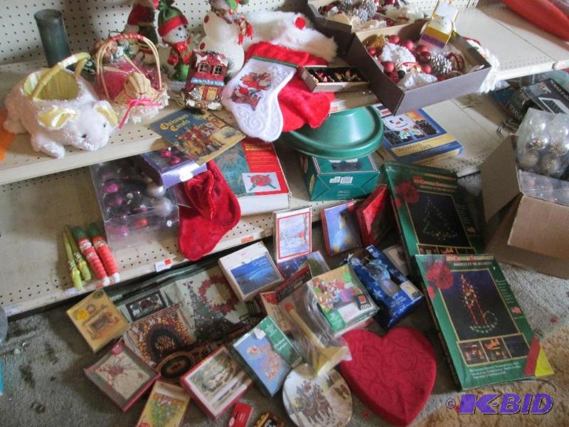 Lot of assorted Christmas and other holiday d...