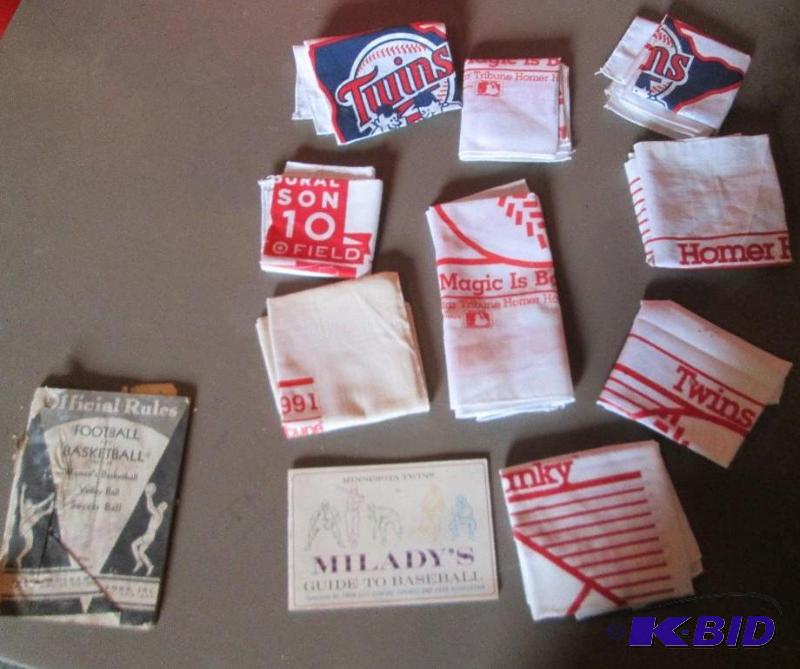 Lot of Twins Homer Hankys and vintage sports ...