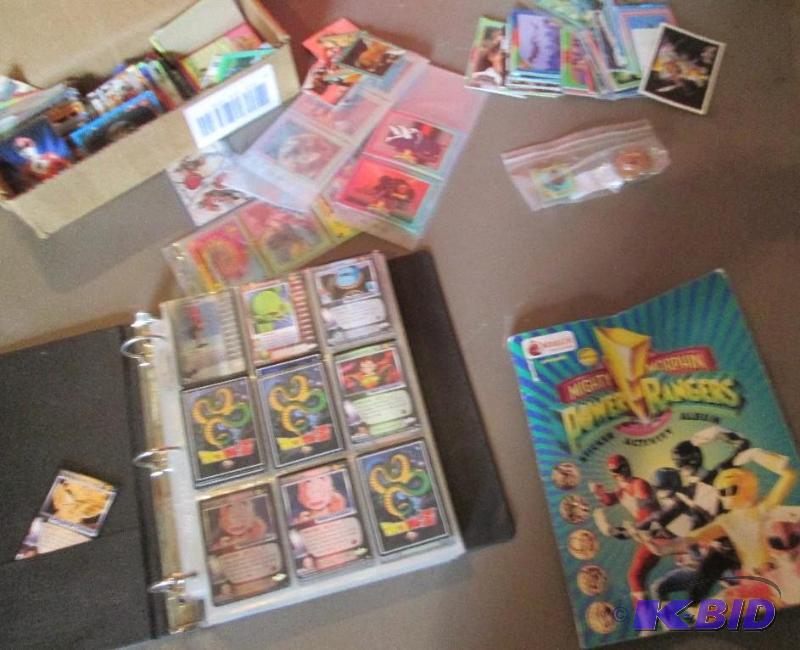 Album of Dragonball cards and other sports ca...