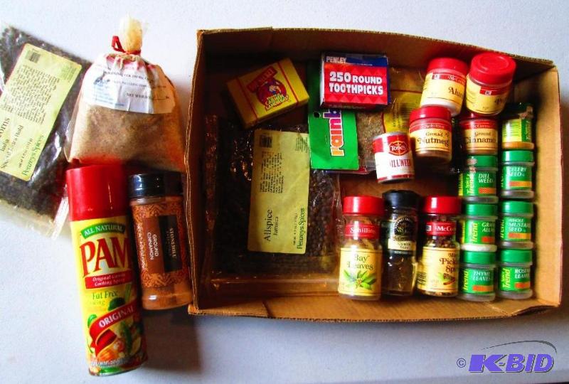 Lot of assorted spices...