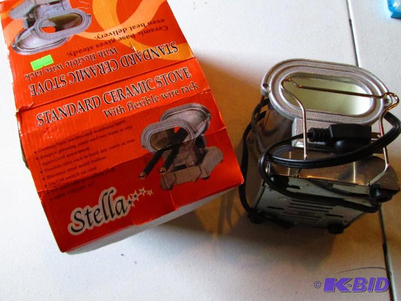 Stella ceramic stove runs on AC power, loks n...
