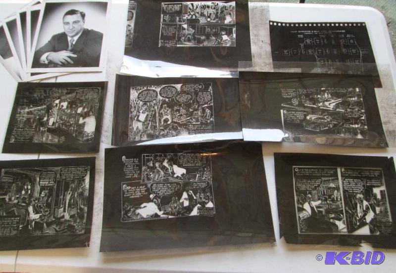 Lot of comic transparencies for printing from...