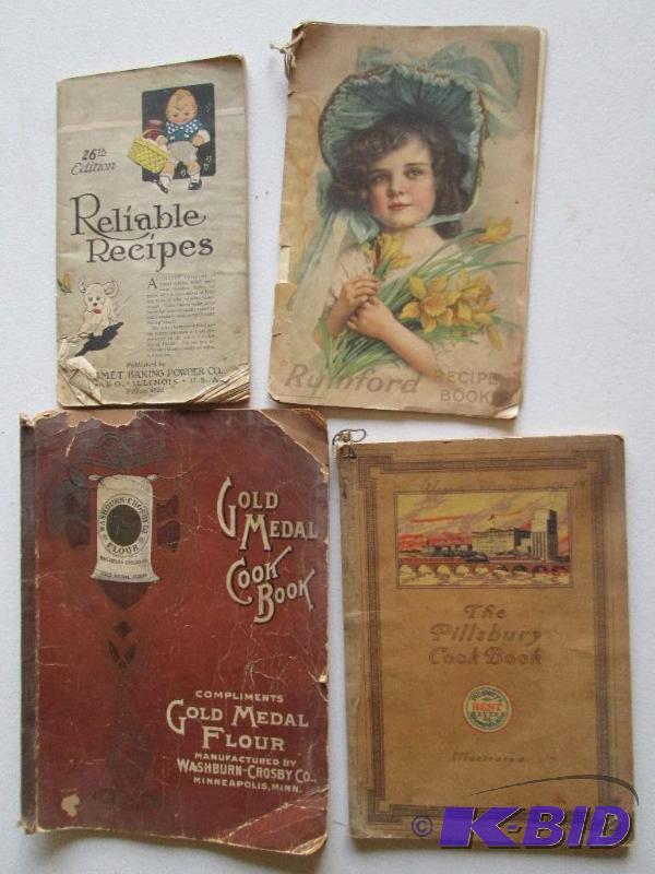 Lot of vintage cookbooks...