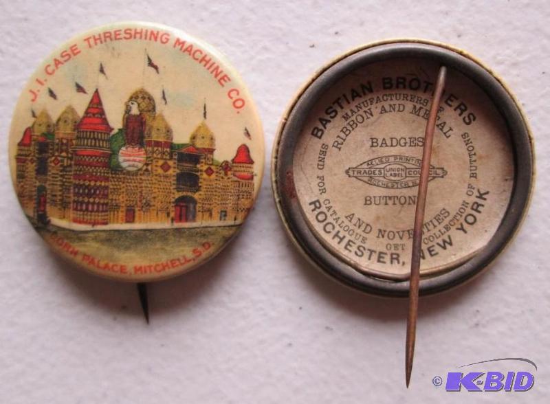 Allied Printing Co buttons for the J I Case t...
