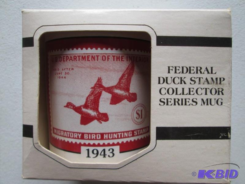 1943 Duck Stamp collector mug...