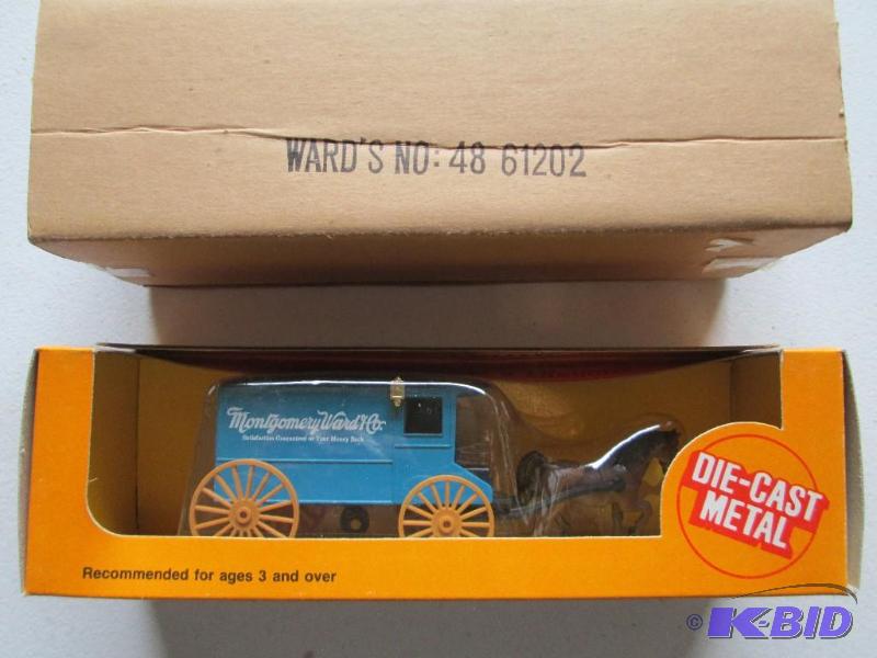 Ertl horde and wagon die cast model, Montgome...