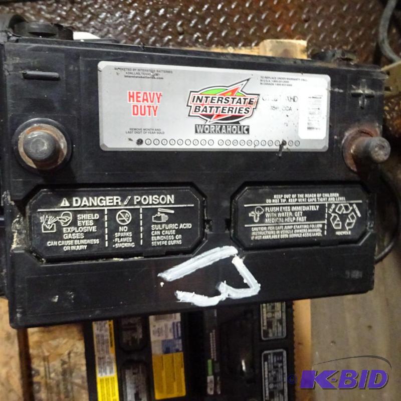 lot 13 image: Interstate battery. C78DT-XHD. top and side p...