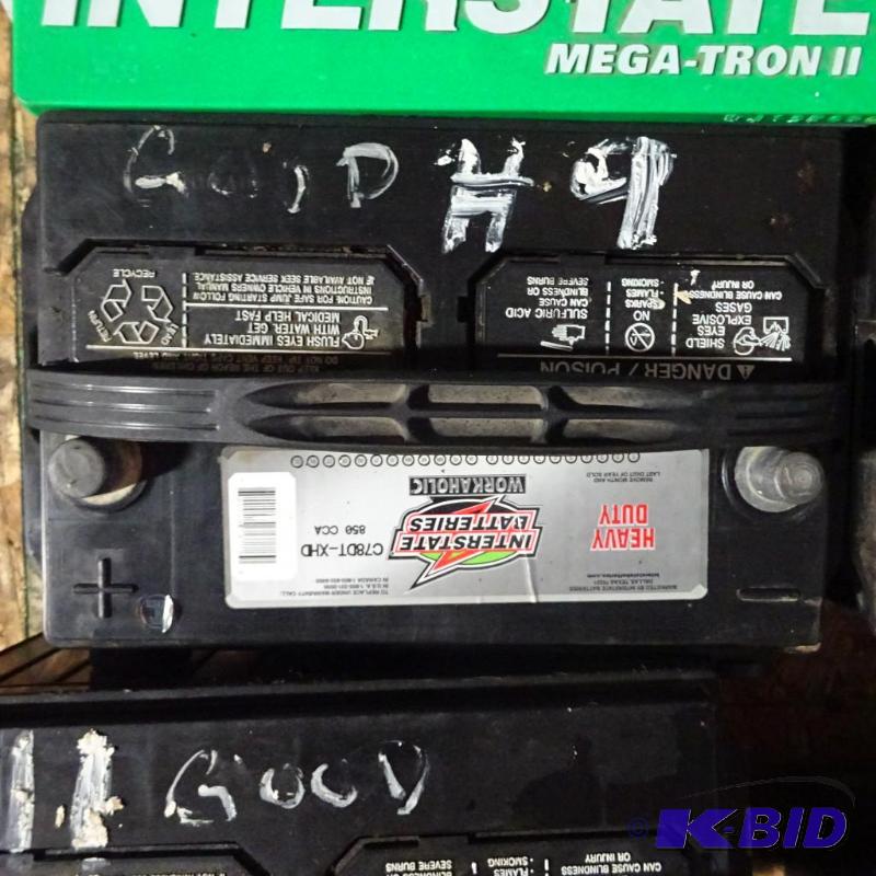 lot 9 image: Interstate battery. C78DT-XHD. top and side p...