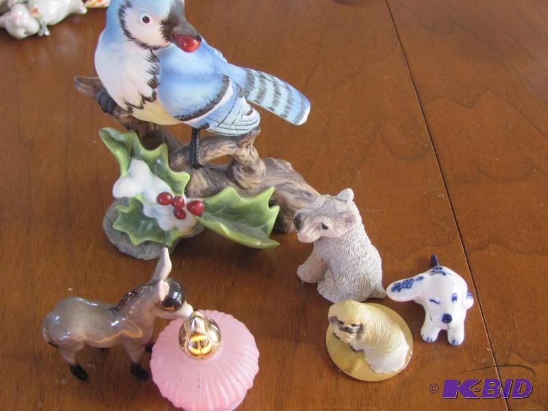 Miscellaneous Glass Birds and Animals