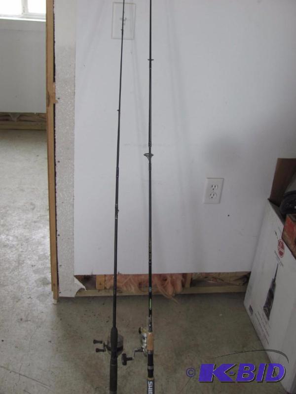 2 Fishing Rods with Reels