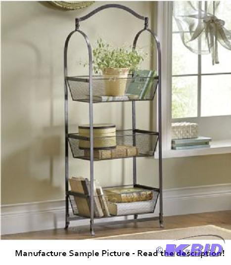 Basket Shelf - Three removable mesh baskets p...