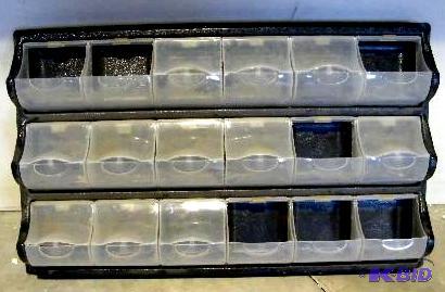 Plastic Organizer - Has 18 compartments - 7 d...