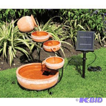 Kool Scapes&nbsp5 Tier Solar Cascading Fount...