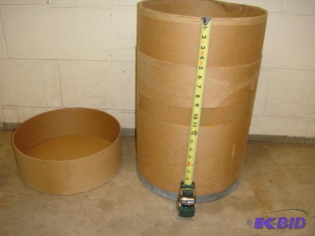 lot 111 image: Lot of 5 Cardboard Drums