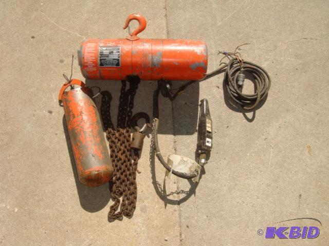 lot 120 image: CM 18 ton Electric Chain Hoist