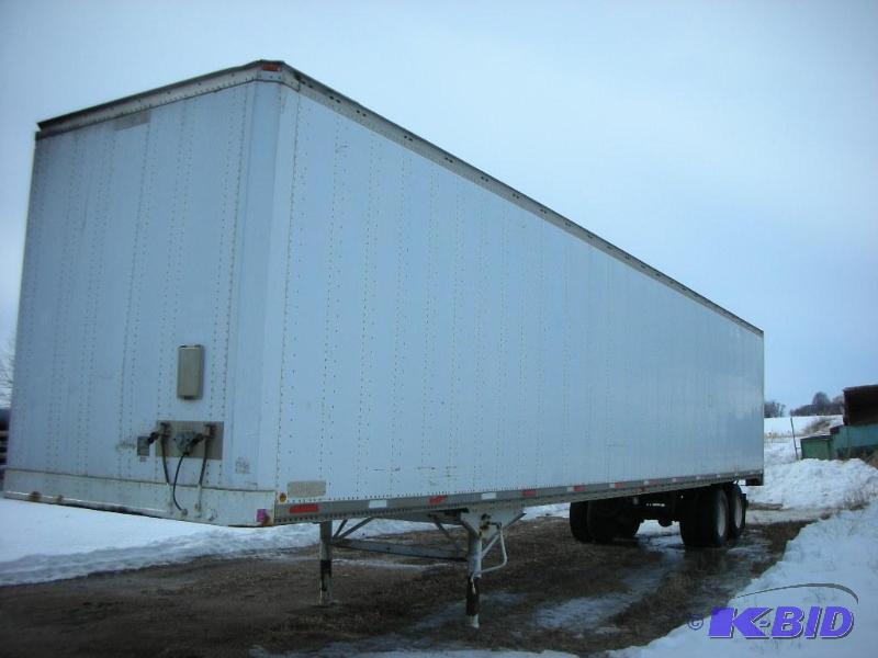 lot 2 image: Stoughton 48 Semi Van Trailer