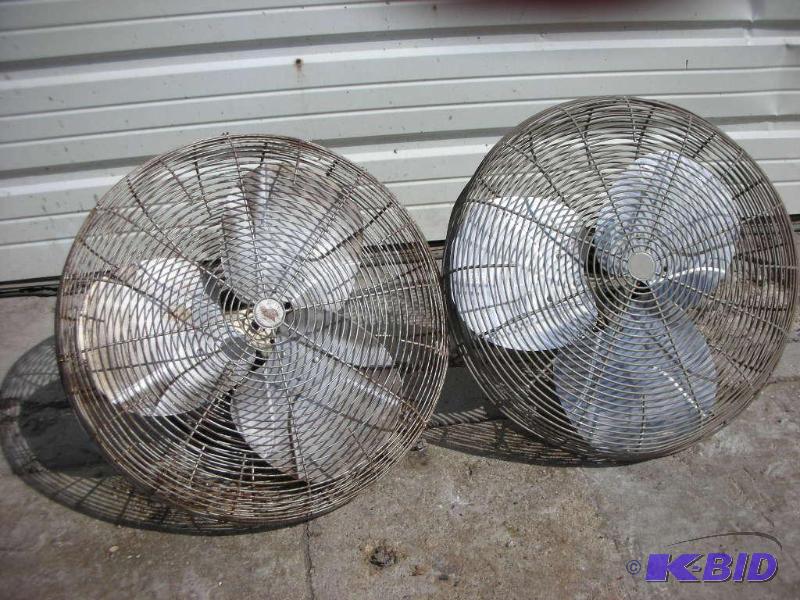 lot 54 image: Lot of 2 Dayton 18 Fans