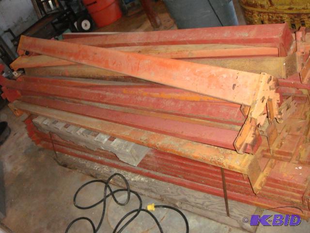lot 68 image: Lot of 53 Pallet Rack Beams