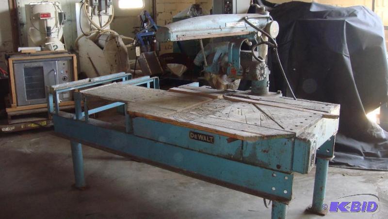 lot 74 image: DeWalt Radial Arm Saw