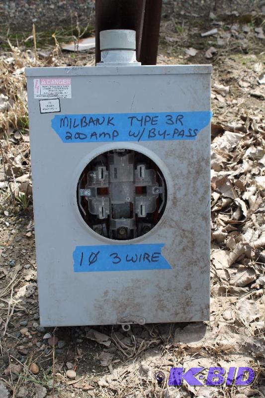 lot 24 image: Electric Box Mill Bank Type 3 R 200 Amp With ...