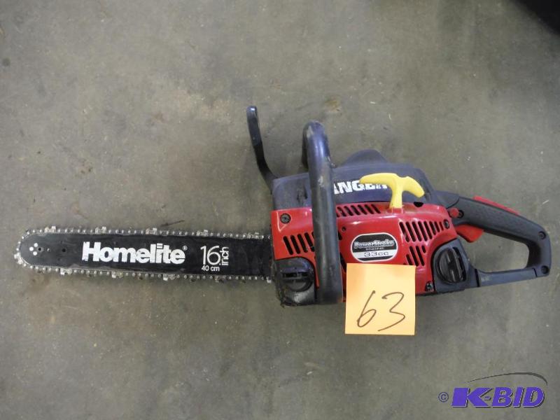 lot 63 image: Homelite Ranger Chainsaw