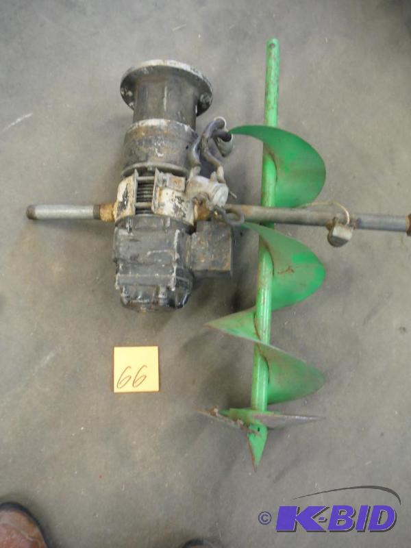 lot 66 image: Jack and Hintz 24V direct current motor and auger