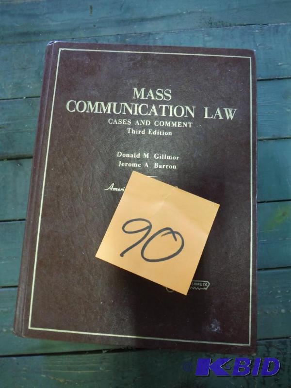 lot 90 image: Mass Common Law Book (West)