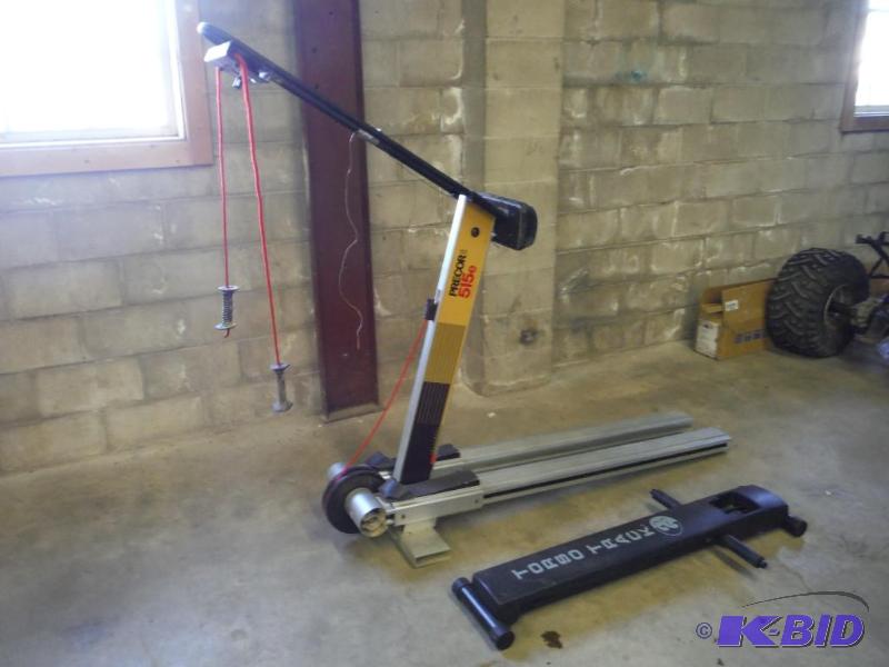 lot 93 image: Lot of 2 Excesize Machines, Cross Country Ski Trainer and a Torso Track
