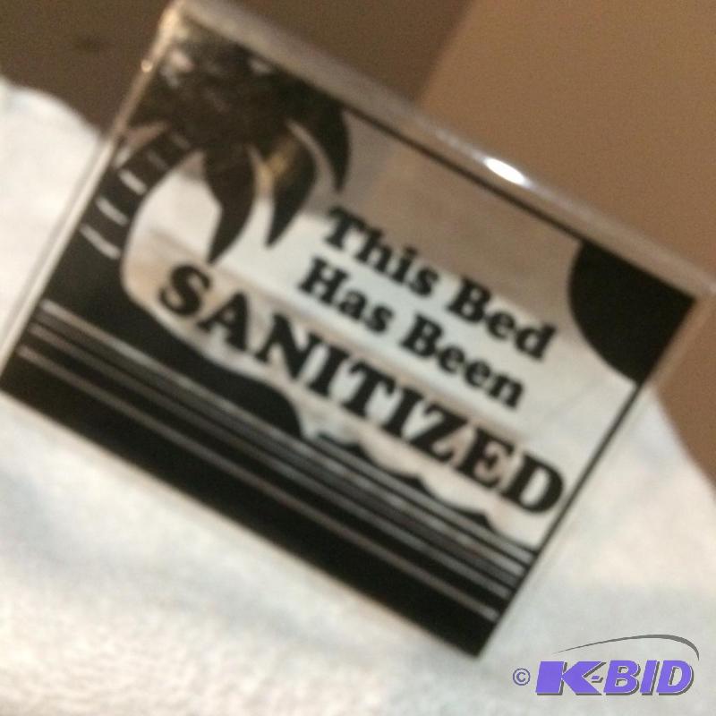 lot 21 image: Sanitized signs