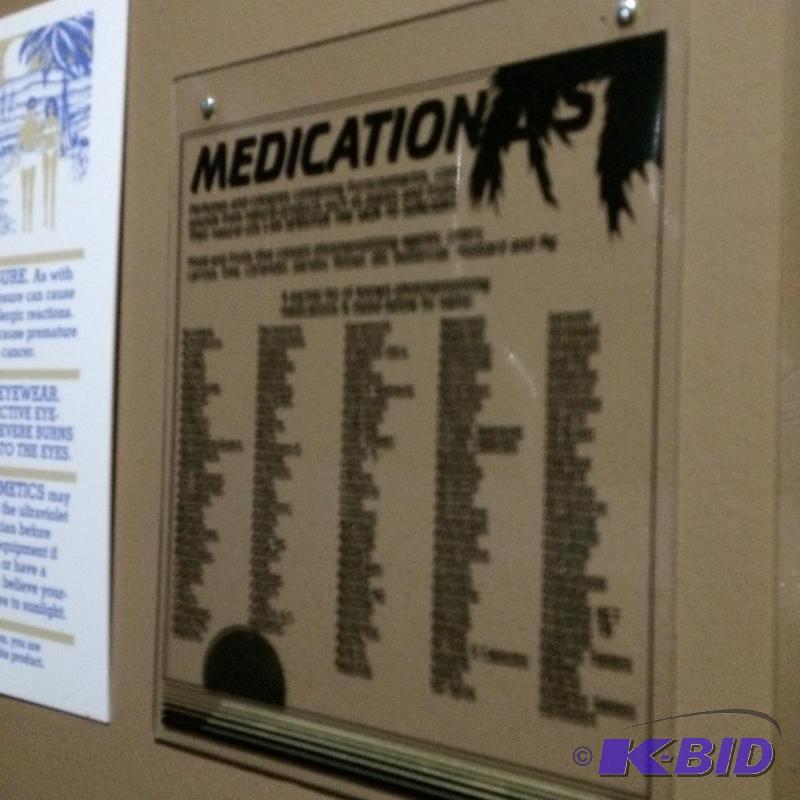 lot 25 image: Medication signs