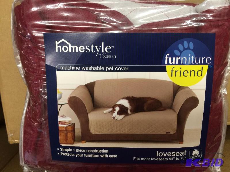 Brand new red love seat cover
