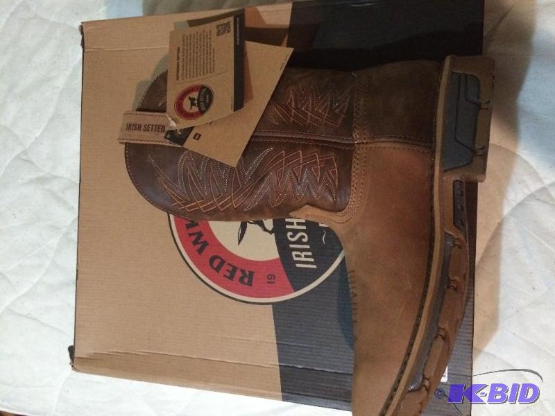 Brand new Irish Setter Work Mens 83913 Marshall 11 Inch Work Boot size 8 retail $169