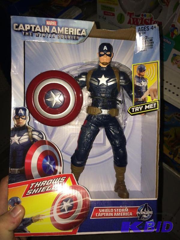 4 brand new kids toys captain america,spy gear, ninja turtles and simon game