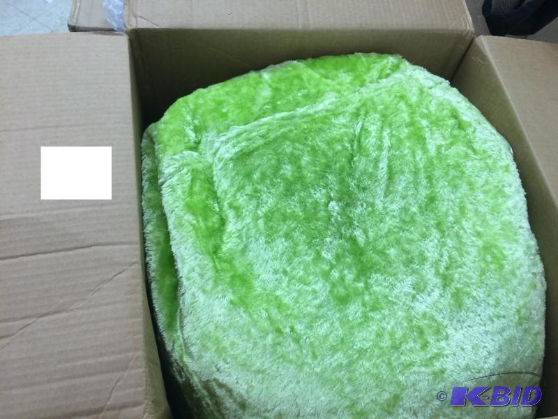 new green bean bag chair