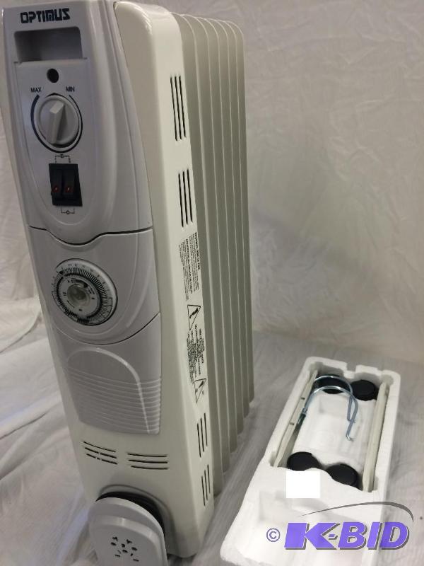 electric oil filled heater with build in timer