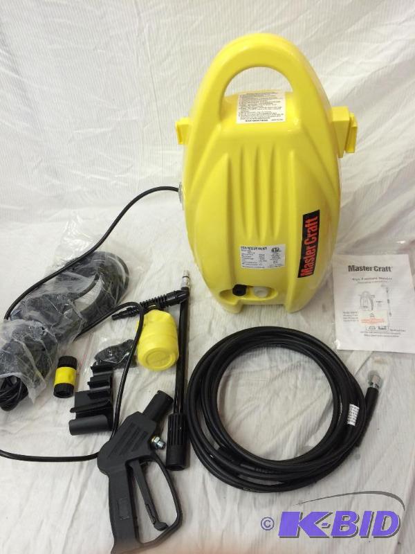 master craft electric pressure washer with attachments