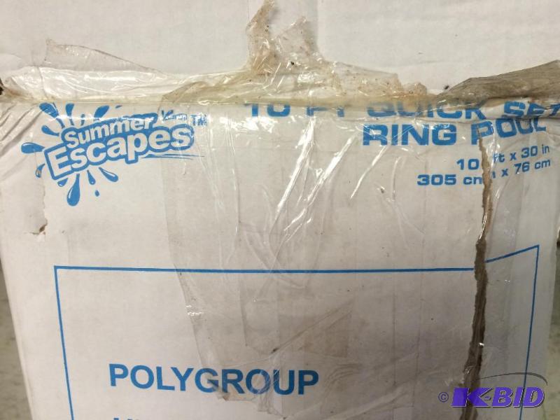 used 10 ft summer escapes pool  comes with pool,pump and filter unit